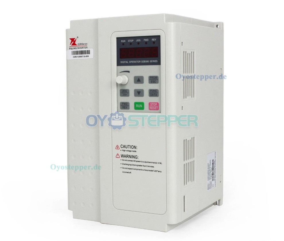 Luftgek&uuml;hltes ATC HF-Spindel Set 9kW &Oslash;125mm ISO30 220V/380V mit 11kW Fuling Drehstrom Frequenzumrichter